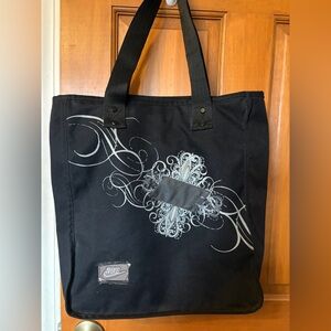 Nike Black Fabric with Silver Logo